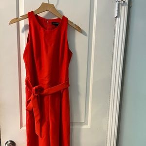 Size 2 orange banana republic jumpsuit with pockets